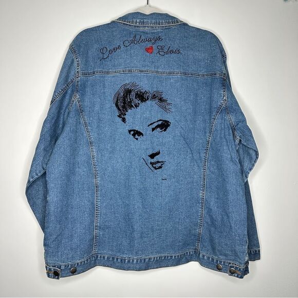 The Bradford Exchange Elvis Presley Denim Jacket - Picture 12 of 13